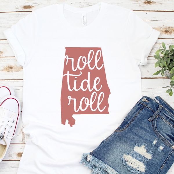 University of Alabama / Bama / Roll Tide / Tee / T Shirt / T-Shirt / Shirt / TShirt / Tuscaloosa / Alabama / Sublimation