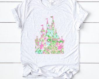 Disney / Disney World / Disneyland / Mickey / Castle / Lily / Minnie / T-Shirt / T Shirt / Tee Shirt / Sublimation