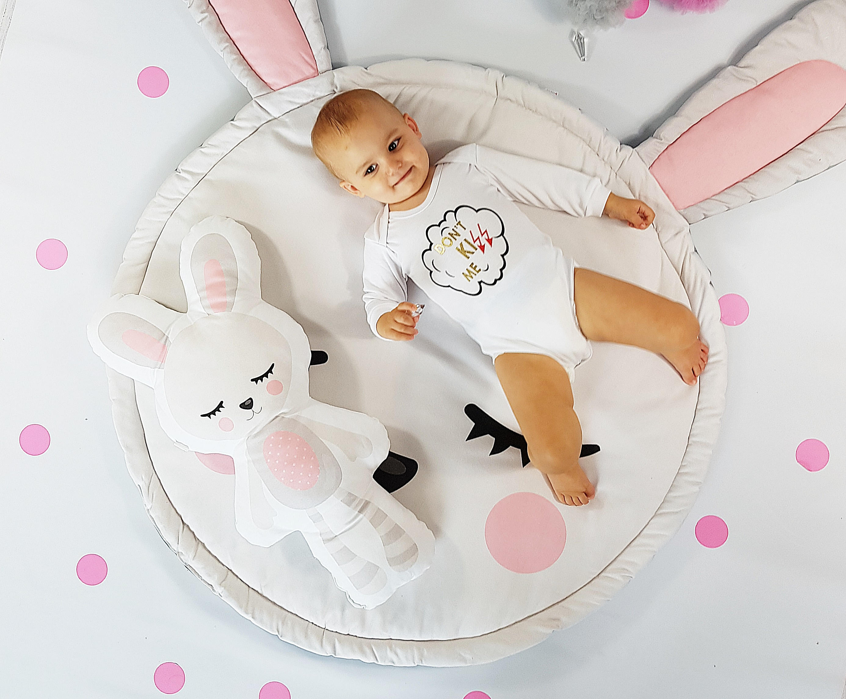 Baby Play Mat Playmat Round Baby Rug Waterproof Playmat Etsy