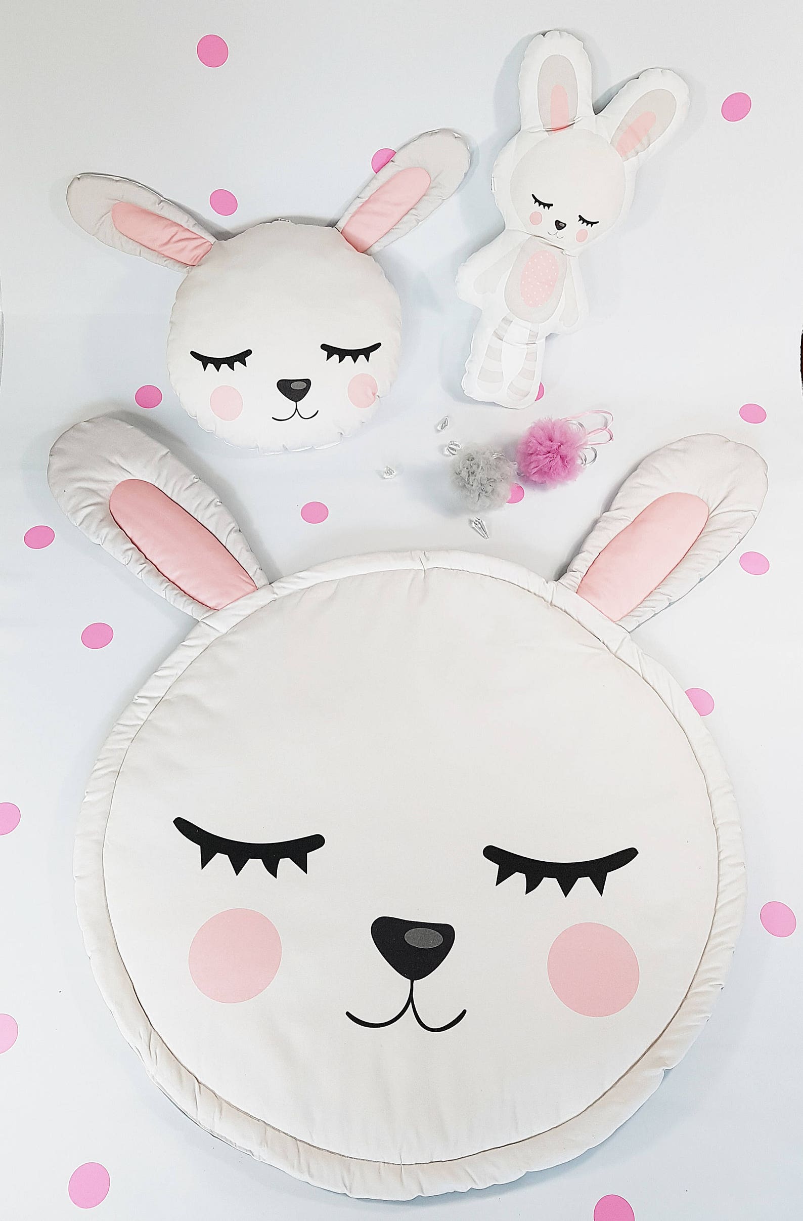 Baby Play Mat Playmat Round Baby Rug Waterproof Playmat Etsy