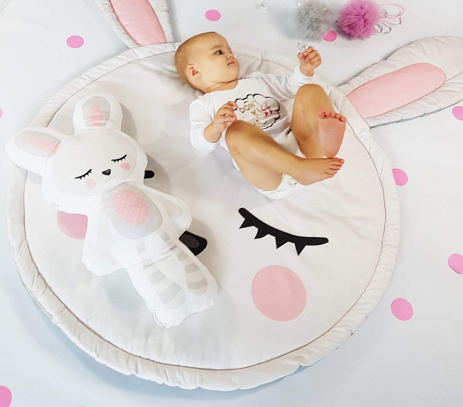 Baby Play Mat Playmat Round Baby Rug Waterproof Playmat Etsy