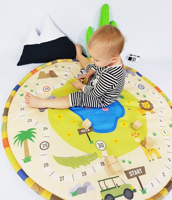 safari baby play mat