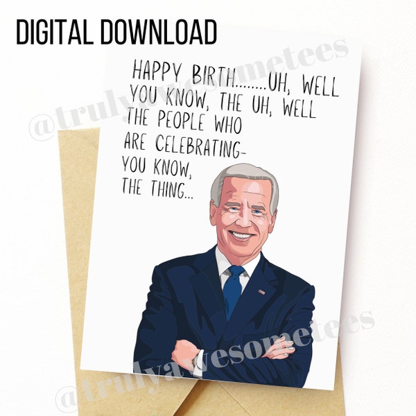 Funny Republican Birthday Card Etsy