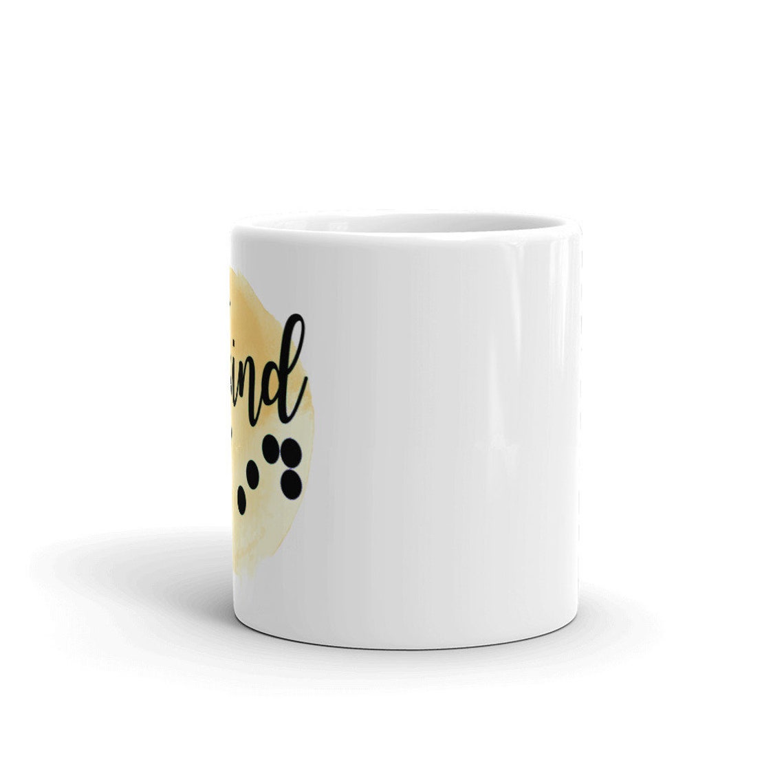 Be Kind Braille Coffee Mug, Kindness Mug, TVI Gift, Braillist Coffee