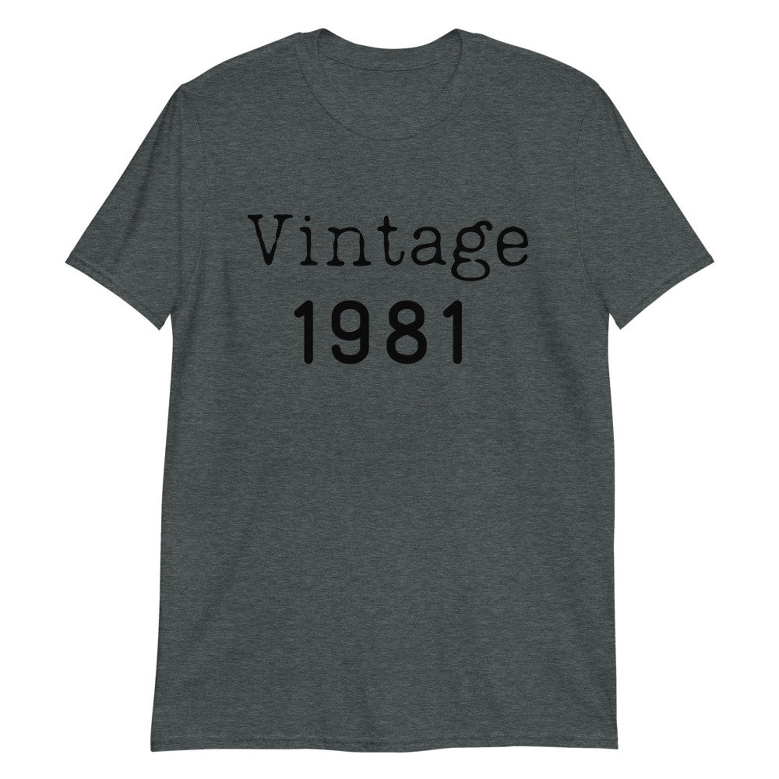 Vintage 1981 Shirt 40th Birthday Shirt Birthday Gift 40th - Etsy