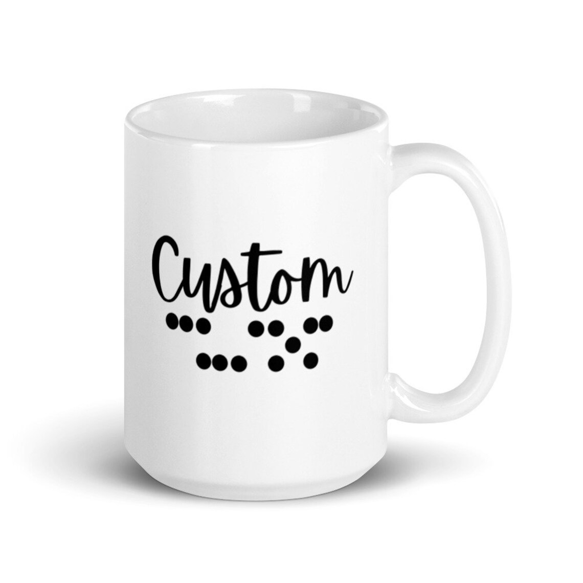 Custom Braille Coffee Mug Gift for Teacher Gift For Braille Etsy