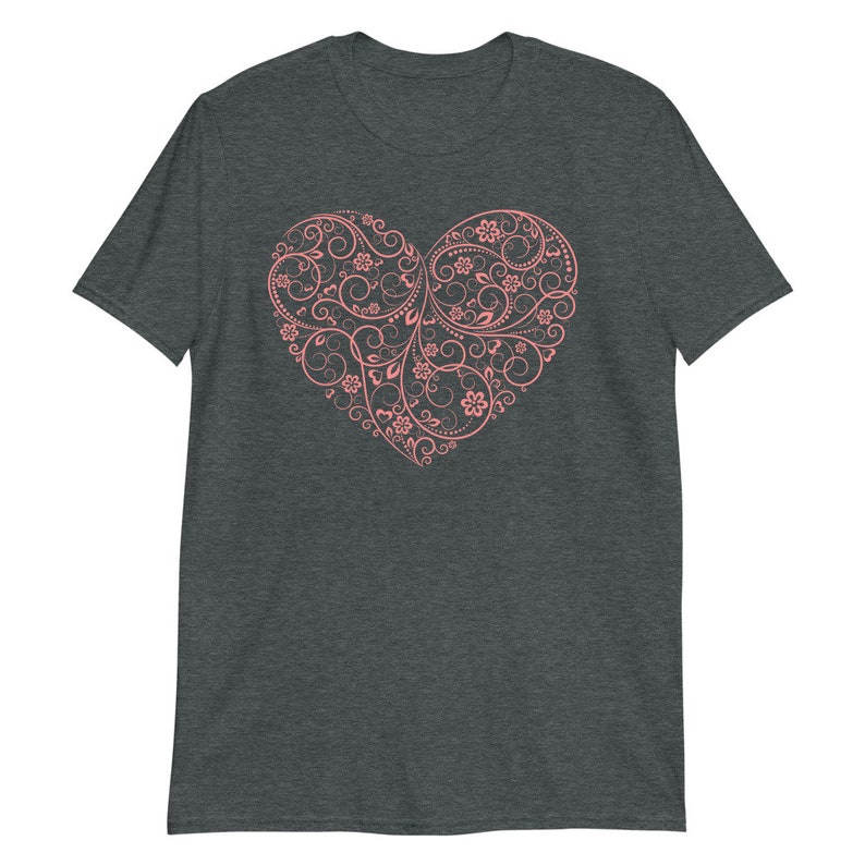 Heart Love Valentines Shirt Unisex Womens Tee Mom Sister - Etsy