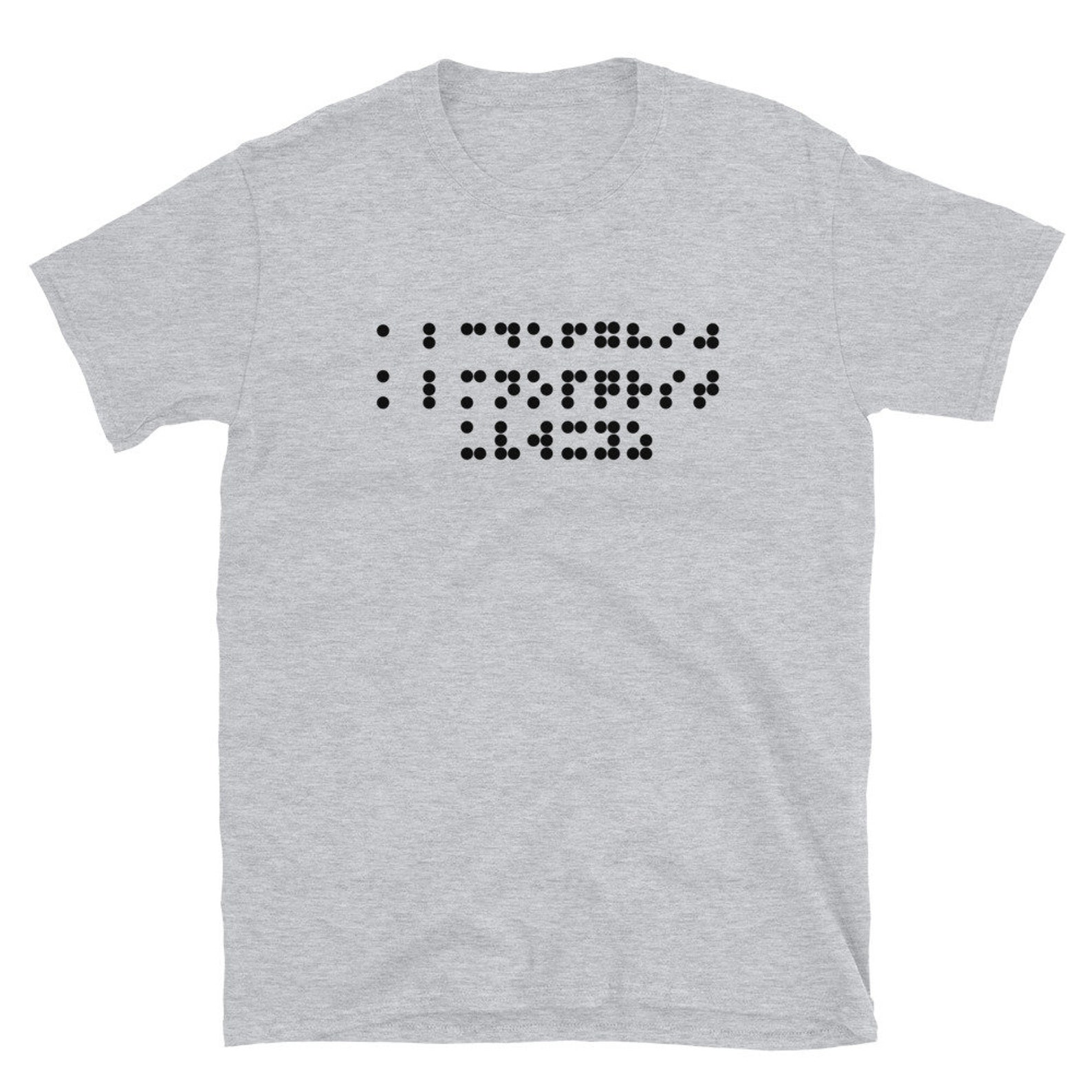 Braille Shirt Visual Braille Alphabet Shirt TVI Shirt Etsy