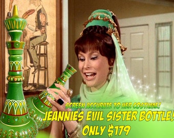 I Dream of Jeannie EVIL Sister's Bottle! A True LIMITED EDITION! Screen Accurate to her Costume!