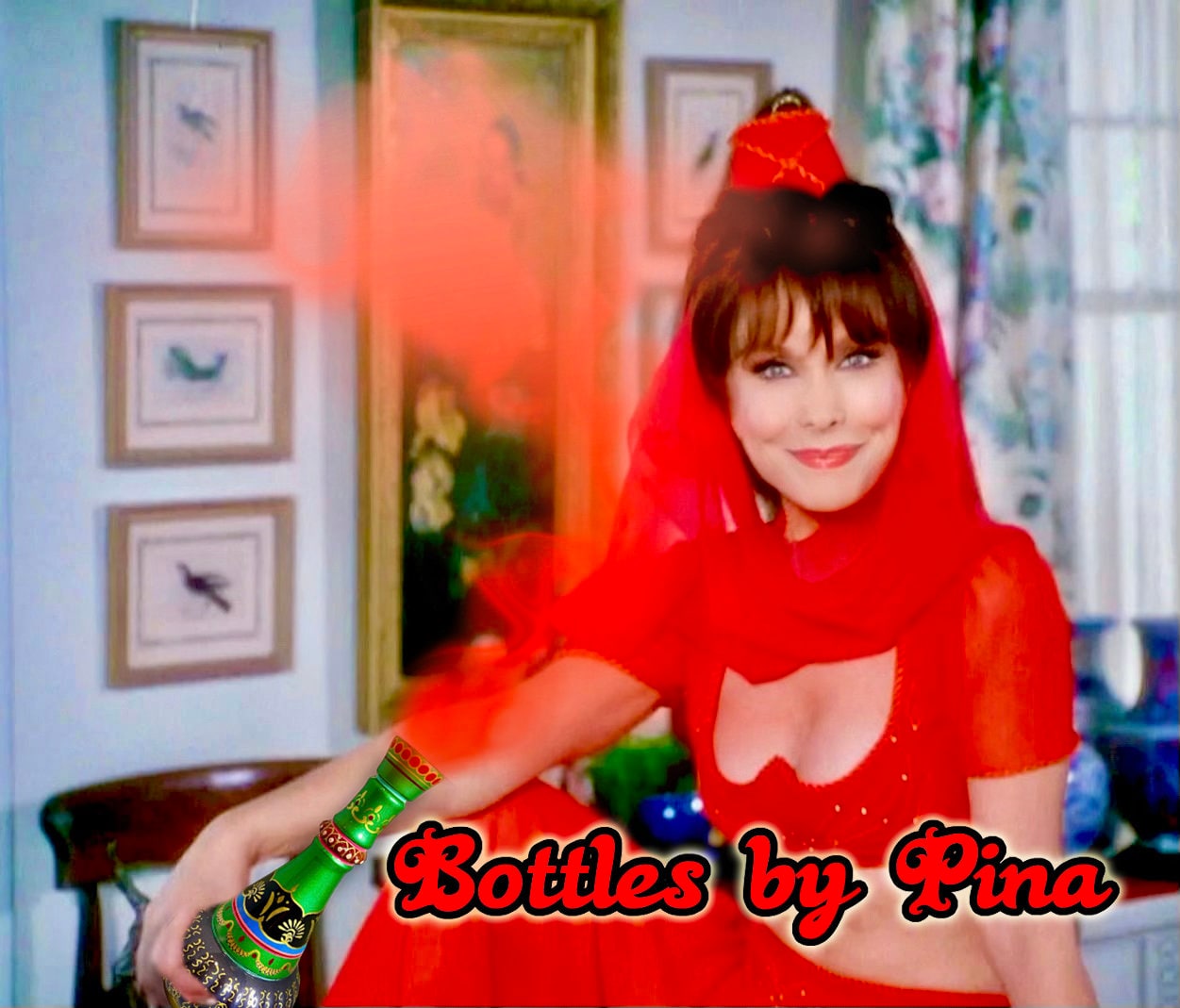 I Dream of Jeannie EVIL Sister's Reuinion Bottle! A True LIMITED EDITION! Screen Accurate to her Costume!