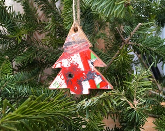 Brown Hair Male Surfer Christmas Ornament Ornament Central