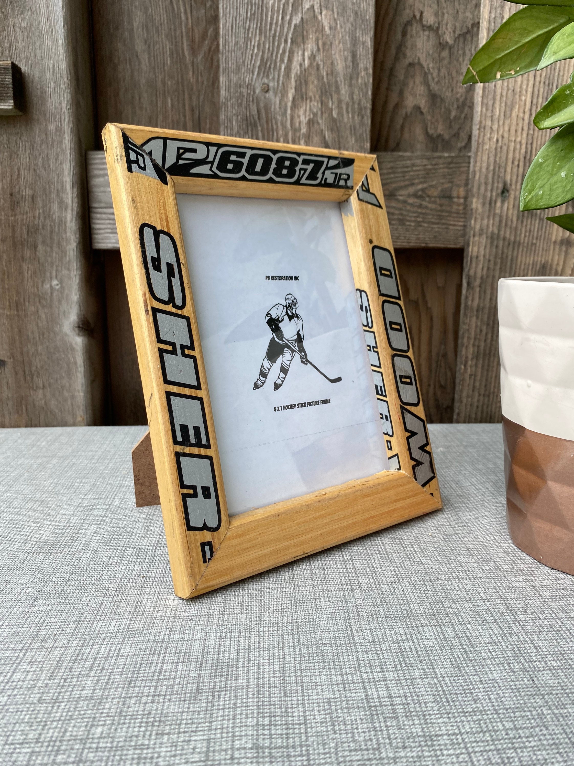 5 X 7 Hockey Frame Picture Frame Hockey Furniture Hockey Mom Etsy