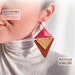 Oculus Fleur Post Earring in Salmon main image 0