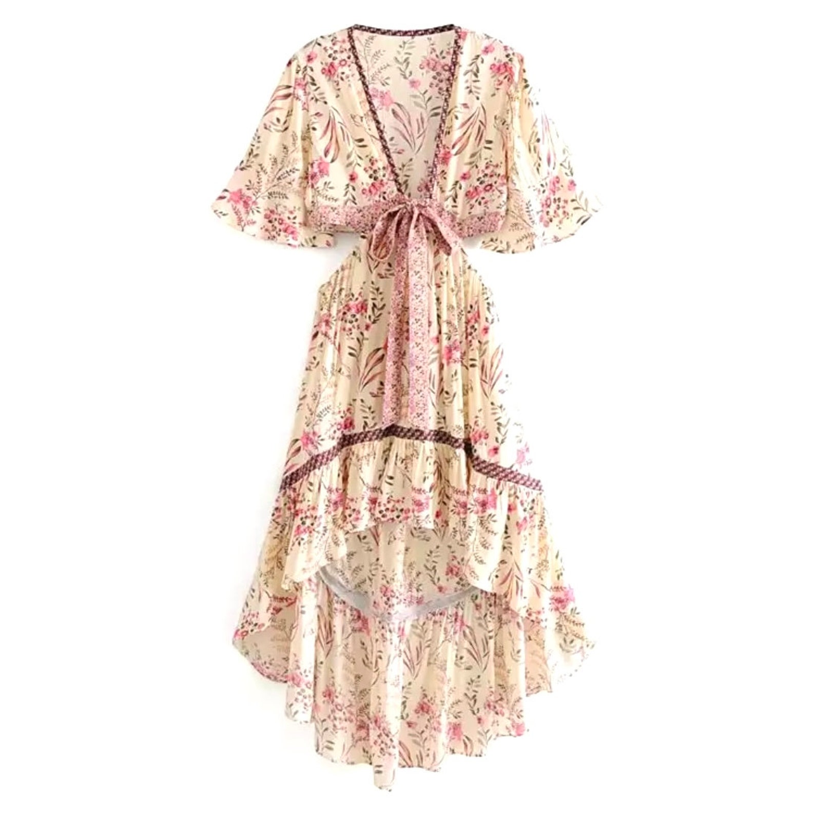 Boho Vintage Dress. Boho Dresses for Women Fall. Bohemian Etsy