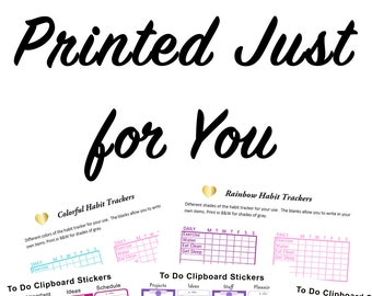 Preprinted Printable Add-on | Stickers | Planner Printable | Happy Planner Sticker | Printed | Pre-printed