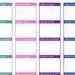 SIDEBAR STICKER Functional Printable Sticker Happy Planner Bold - Etsy