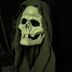 Hooded skull mask