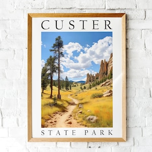 Custer State Park, Poster Print, Wall Décor