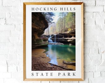 Hocking Hills State Park, Poster Print, Wall Décor