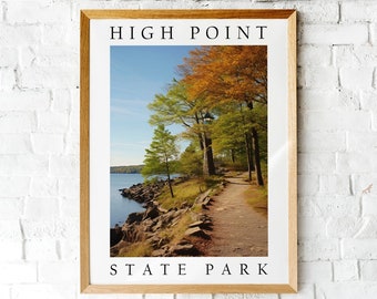 High Point State Park, Poster Print, Wall Décor