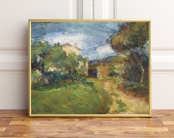 Petit Paysage Corse, Poster Print Painting, Wall Art Décor