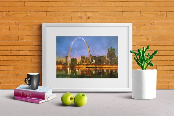 Saint Louis Gateway Arch Color Photography Wall Art: Prints, Paintings &  Posters
