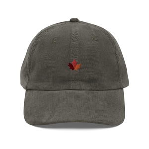Herbst Blatt Cord Cap