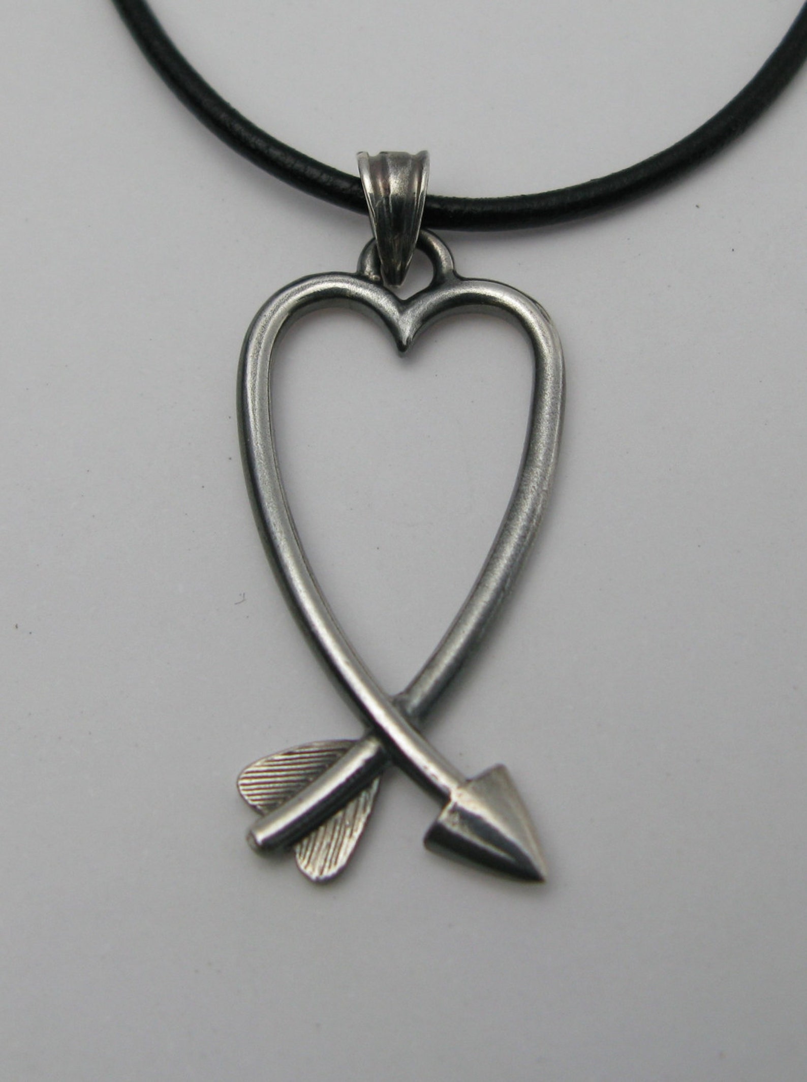 Love Archery Heart Arrow in 18ct Yellow Gold Plated Solid Etsy