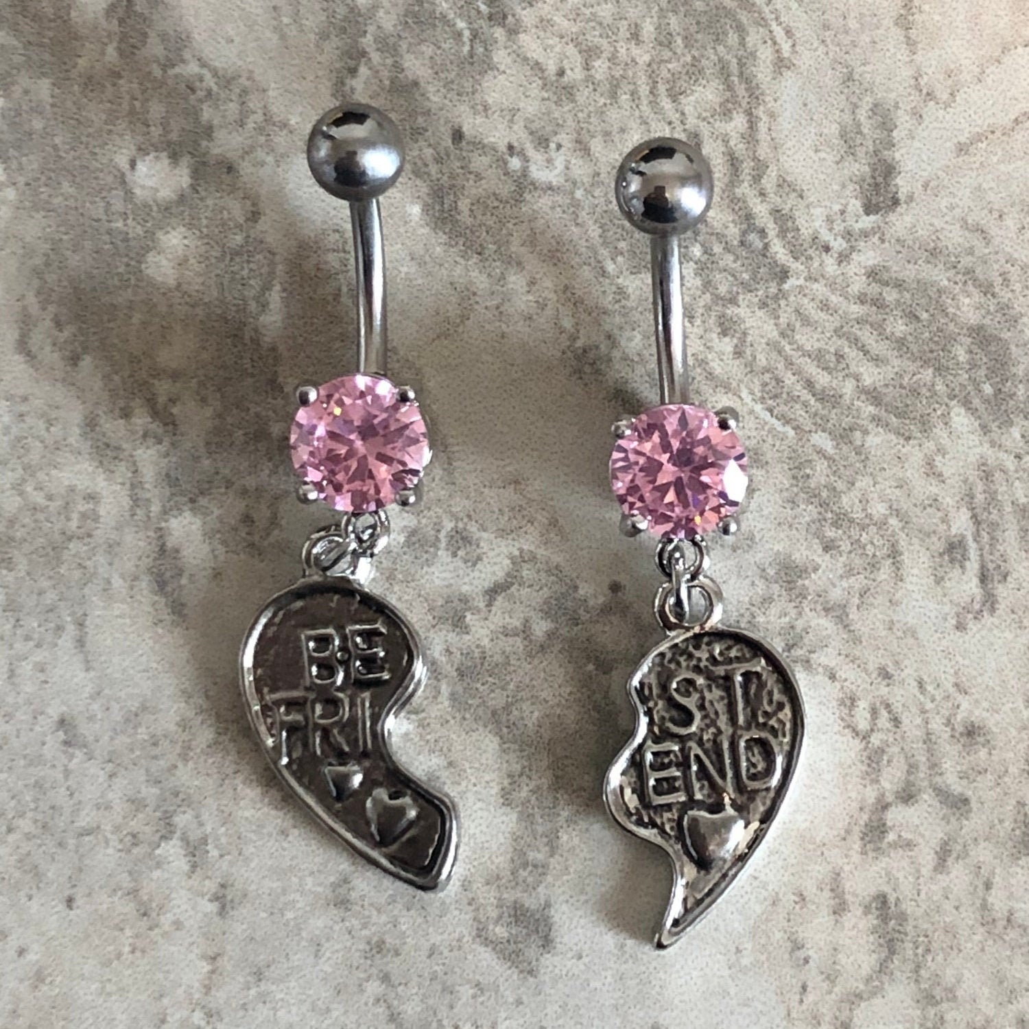 Bff belly button rings hot sale