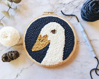 Punch Needle Pattern - Mr. Goose