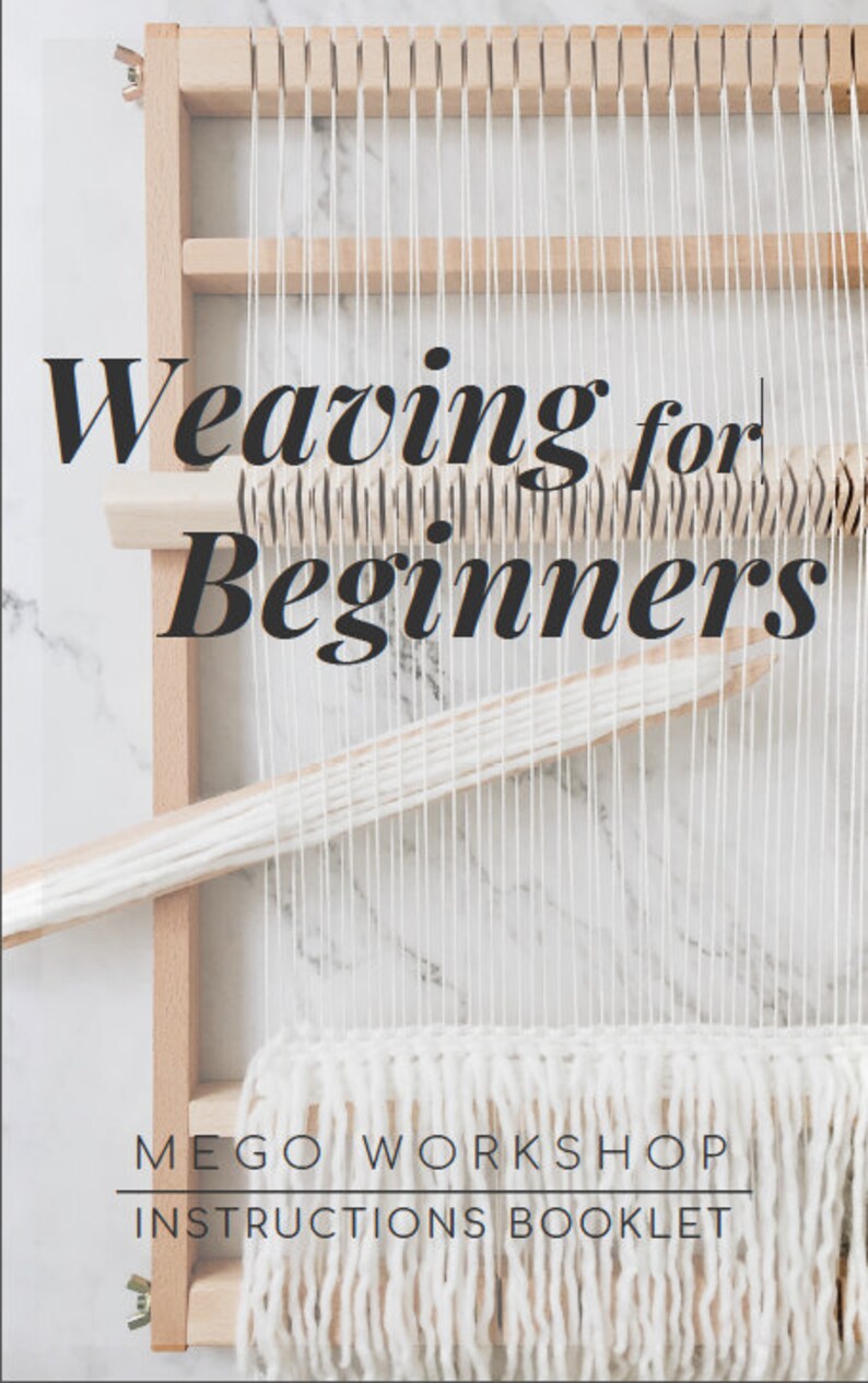 Hand weaving loom kit Medium includes a PDF instruction Etsy