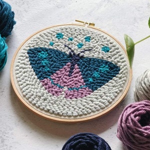 Punch Needle Pattern - Butterfly