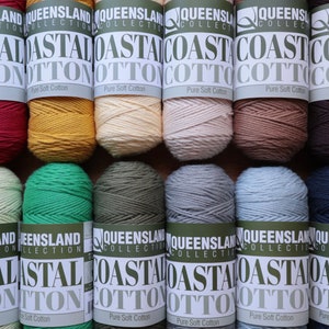 QUEENSLAND - Coastal Cotton Yarn - 100g
