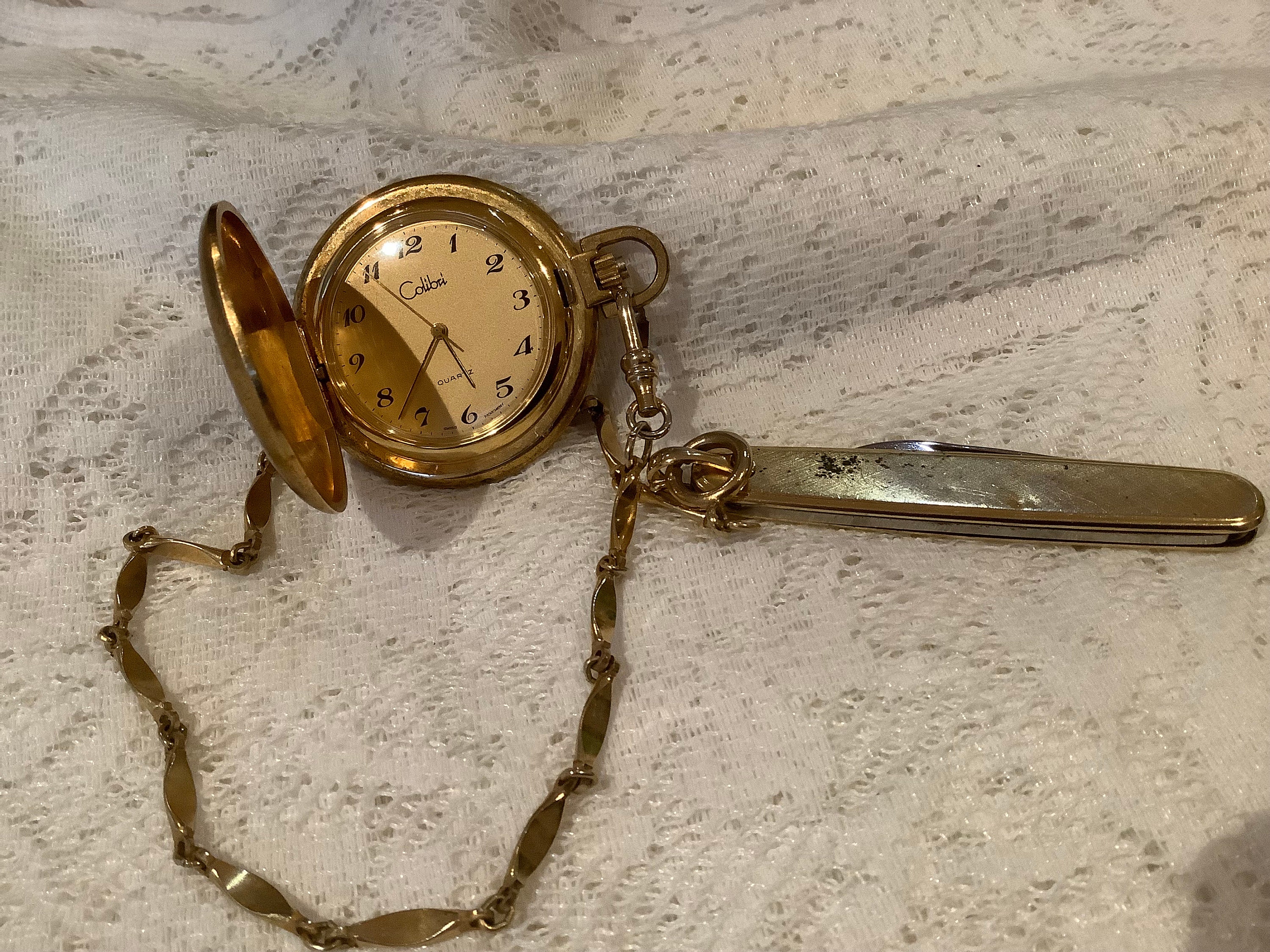 Reloj de bolsillo Colibri con navaja Etsy Mexico