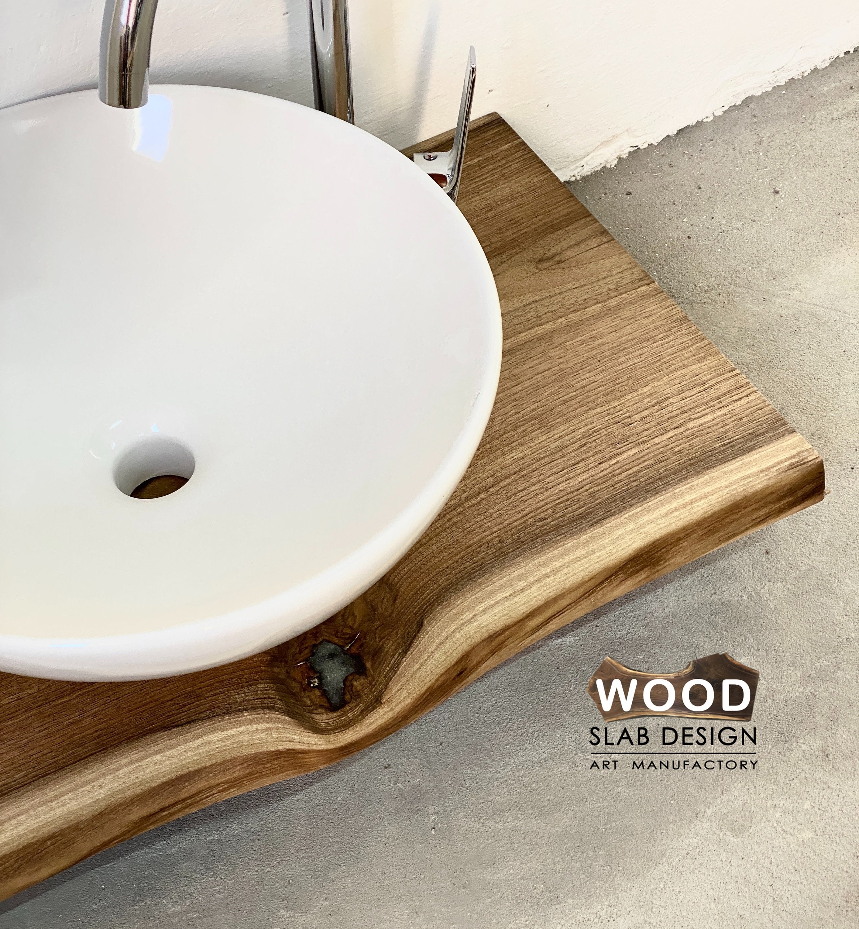 Live Edge Bathroom Vanity Live Edge Wood Vanity Shelf Etsy