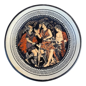 Vintage Greek Mythology Warrior Wall Plate