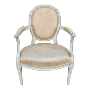 Antique French Provincial Louis XVI Armchair