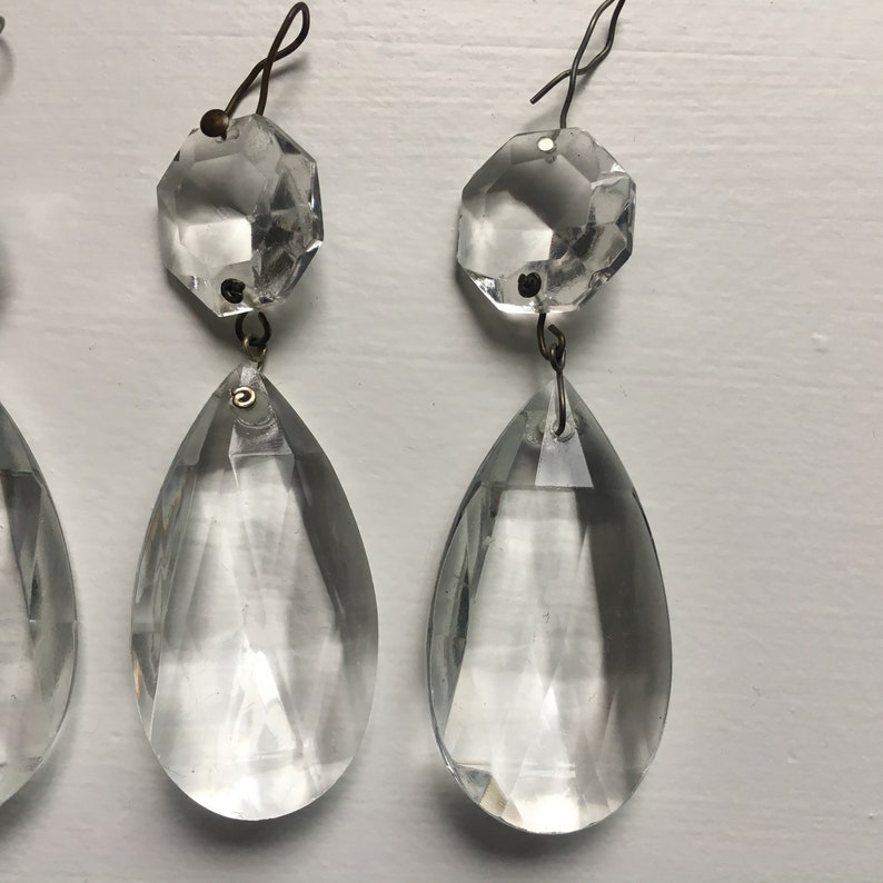 Vintage Crystal Prisms a Set of 5 Etsy