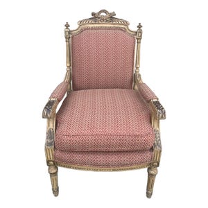 Antique French Provincial Louis XVI Armchair