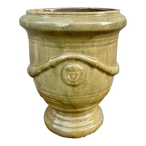 French Provincial Glazed Earthenware Planter