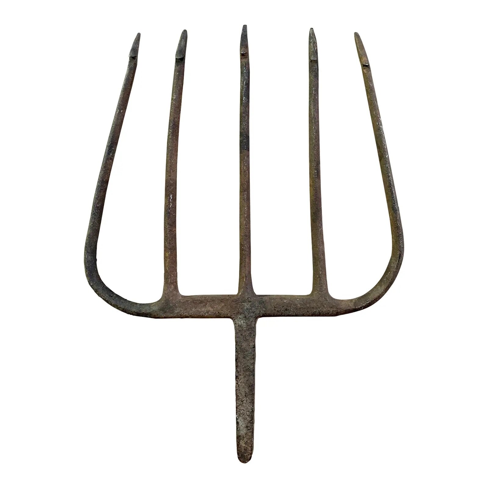 19th Century Hand Forged Wrought Iron Harpoon