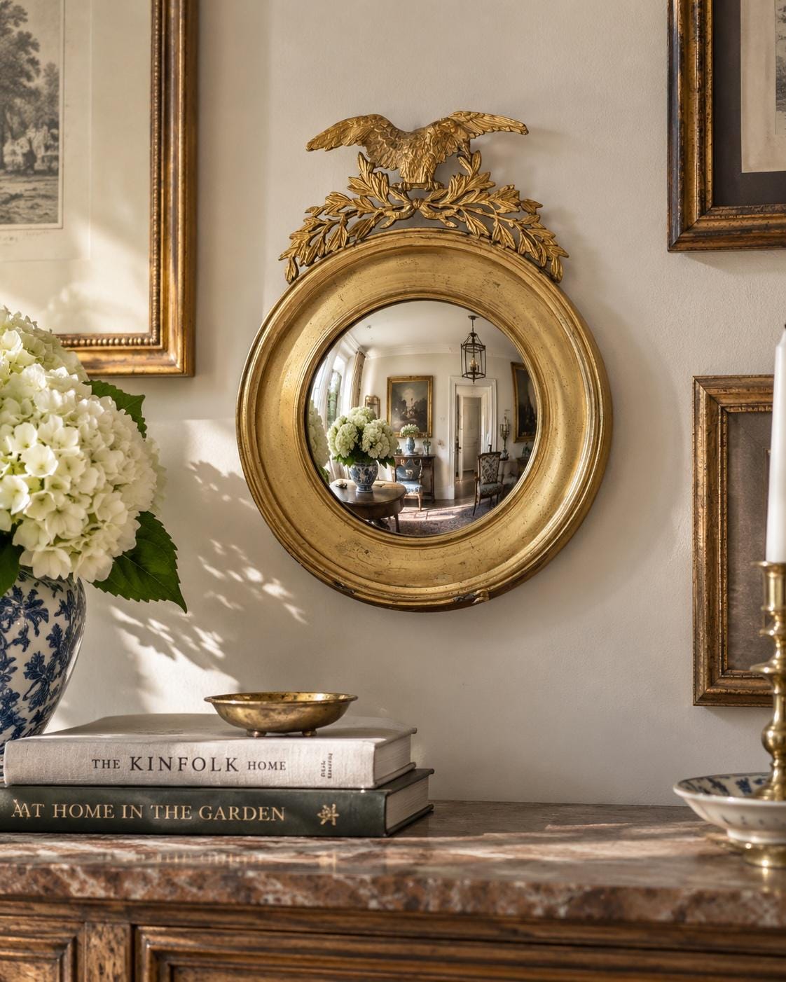 Gold Convex Mirror - Etsy