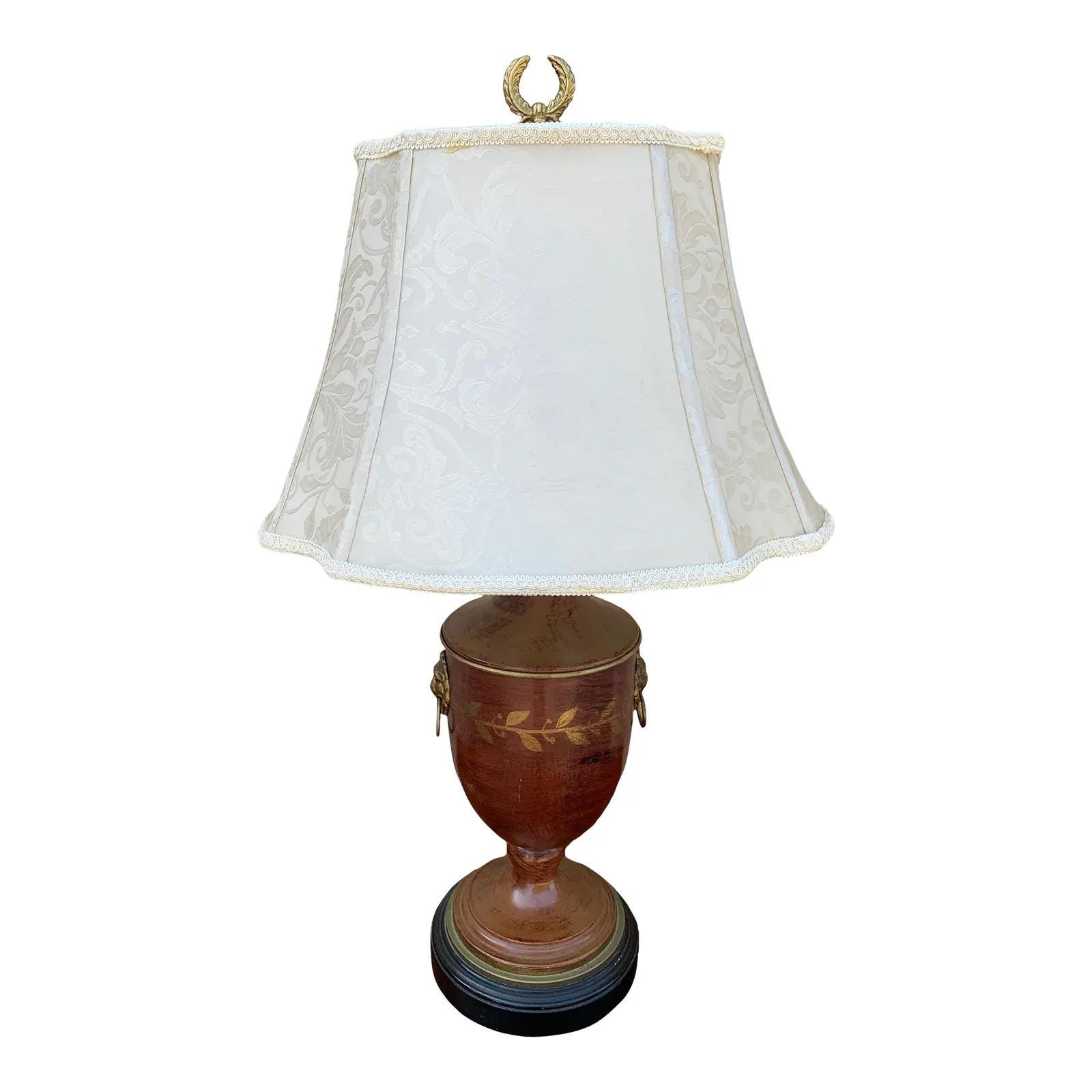 Brass Lion Head Lamp UK - Main Image