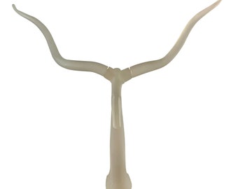 Mid-Century Modern Lucite Ram's Head Sculpture