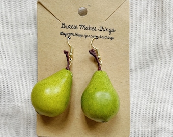 Poire de Boucles d'Oreilles