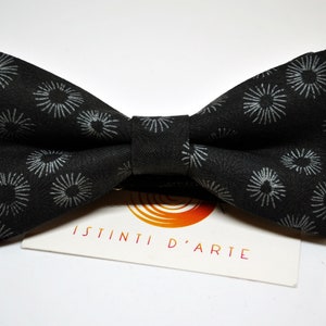 Black bow tie for men, gift idea for men, accessories for men, for him, original bow ties, men bow tie, black bow tie, dark bow tie