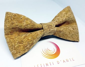 Cork man / child bow tie, gift idea for men, accessories for men, for him, wooden bow tie, men's or children's bow tie
