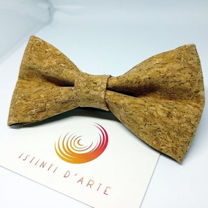 Cork man / child bow tie, gift idea for men, accessories for men, for him, wooden bow tie, men's or children's bow tie image 4