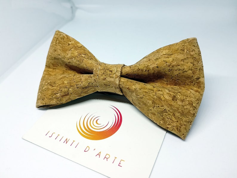 Cork man / child bow tie, gift idea for men, accessories for men, for him, wooden bow tie, men's or children's bow tie image 4