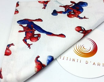 Fazzoletto da taschino spiderman, pochette uomo spiderman, per lui, accessorio uomo, idea regalo originale, idea regalo per lui, Spiderman